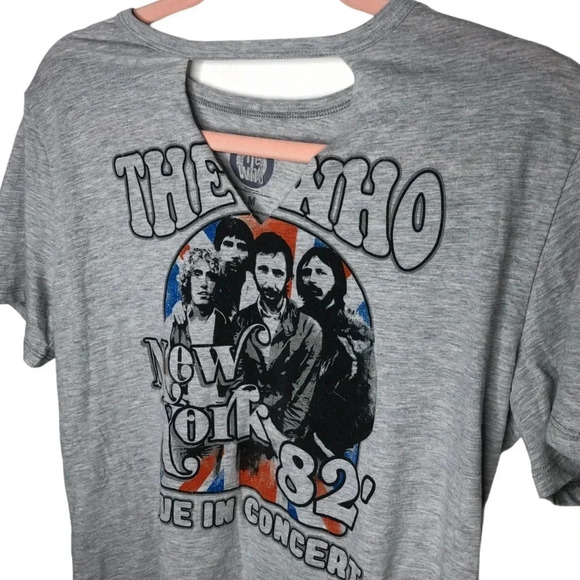THE WHO New York Modern Graphic Concert Choker Rock & Roll T Shirt - Picture 2 of 6